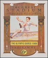 P�ster dos Jogos Ol�mpicos de Ver�o - Londres 1908